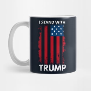 I Stand With Trump Pro Trump Supporter Mug